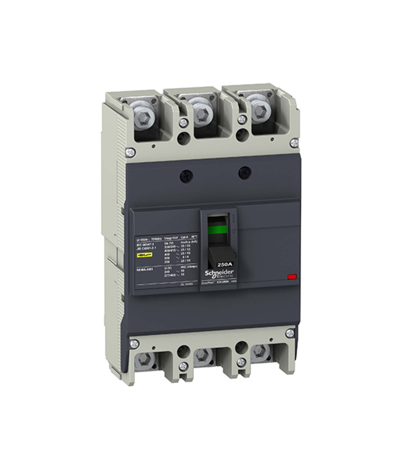 Автоматический выключатель Schneider Electric Easypact EZC250N TMD (EZC250N3160) 3P 160А тип AC 25 кА 380 В на монтажную плату