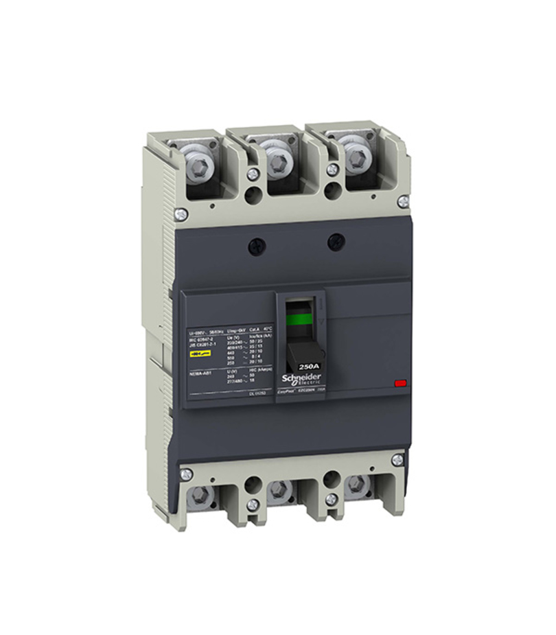 Автоматический выключатель Schneider Electric Easypact EZC250N TMD (EZC250N3125) 3P 125А тип AC 25 кА 380 В на монтажную плату