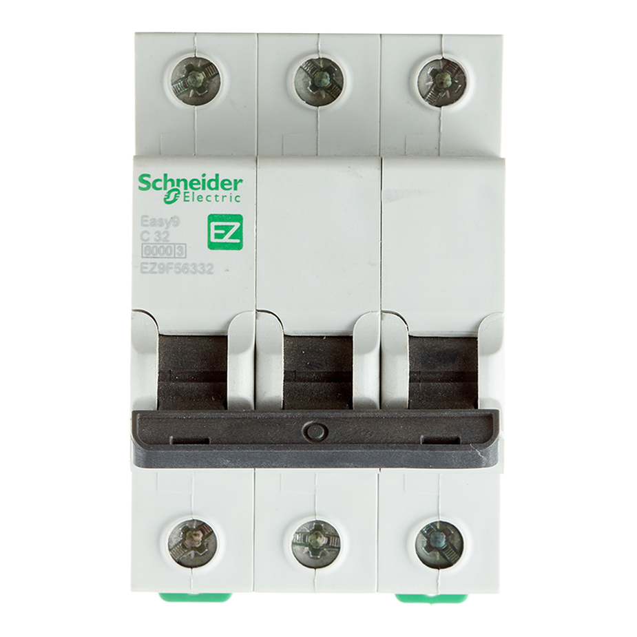 Автоматический выключатель Schneider Electric Easy9 (EZ9F56332) 3P 32А тип С 6 кА 220 В на DIN-рейку