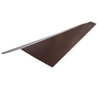 Планка карнизная Shinglas коричневая, 75х50х5 мм длина 2 м
