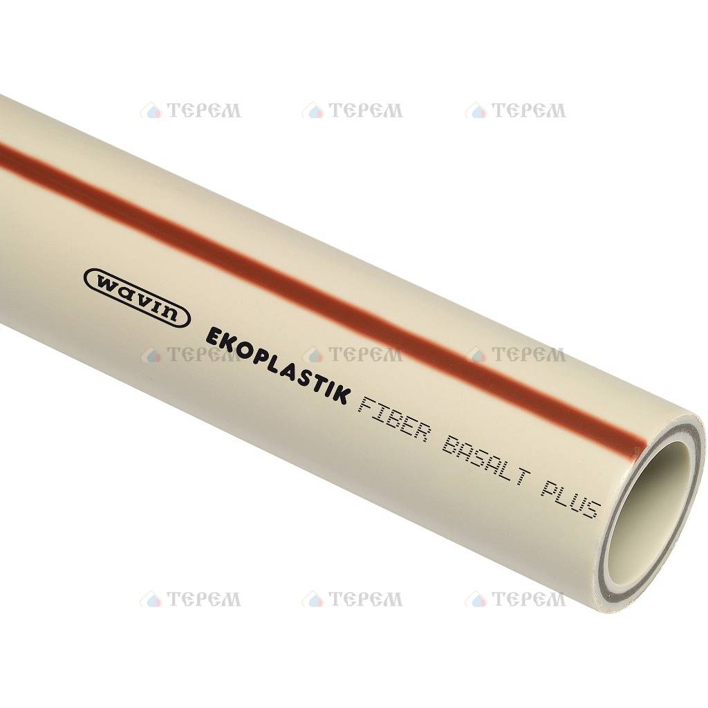 Ekoplastik  ППР труба FIBER BASALT PLUS S3,2  40x5,5 (4,0м)