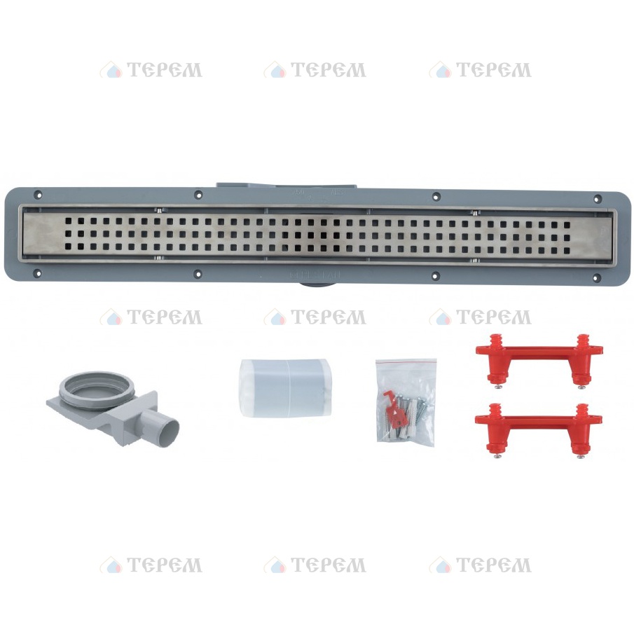 PESTAN 13702516 Betto by Pestan Душевой лоток Betto by Pestan Net Line 550 Хром матовый, рамка хром
