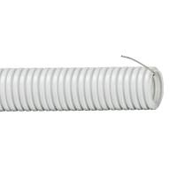 Труба гофрированная ПВХ 25 мм с протяжкой серая (50 м)