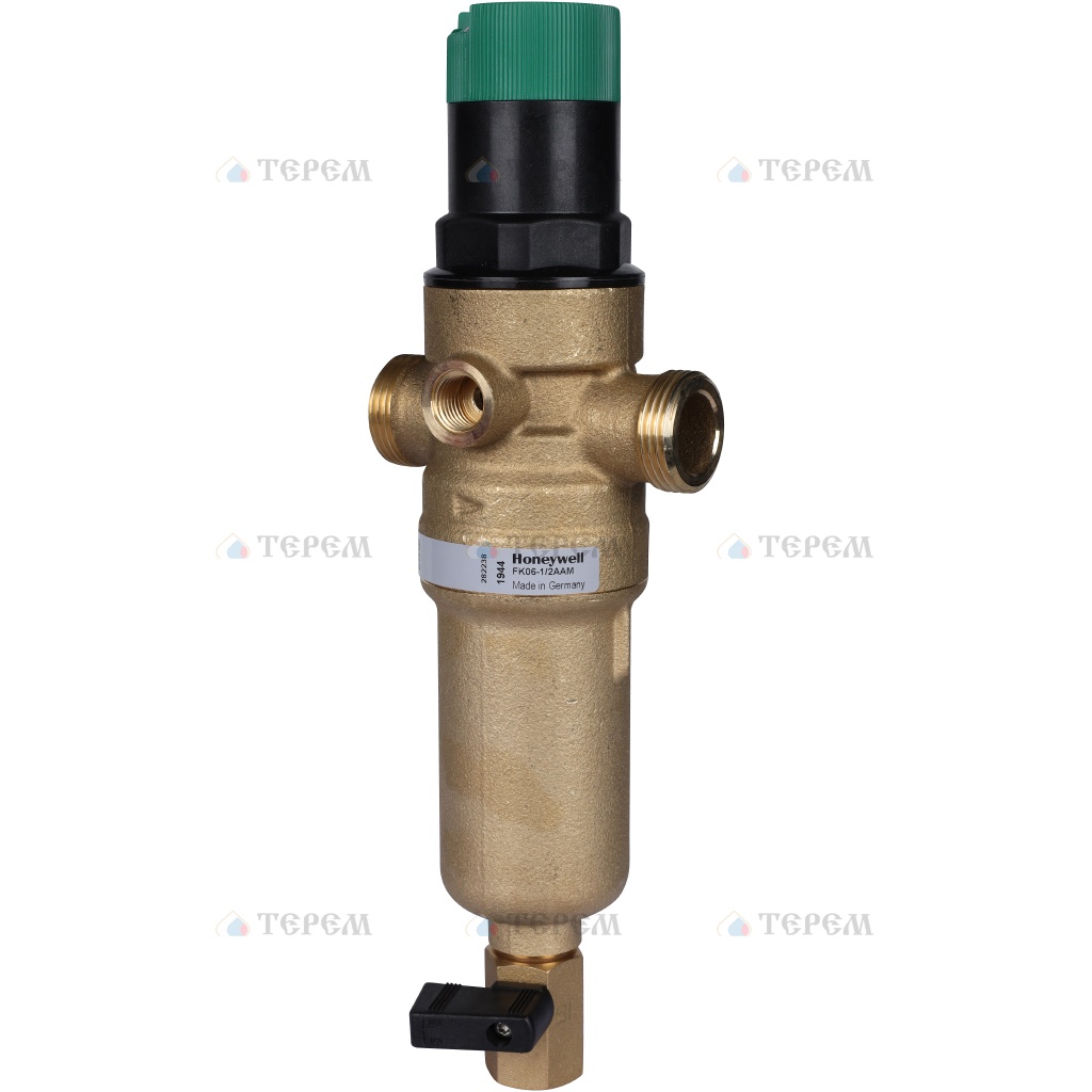 Honeywell (Resideo Braukmann) FK06-1/2"AAM с редуктором, на горячую воду, 100 мкм, 1/2"