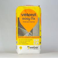 Клей для плитки Weber.Vetonit easy fix для плитки и керамогранита (С0 Т), 25кг