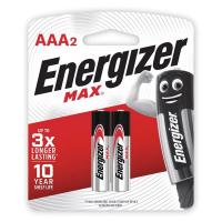 Батарейки алкалиновые Energizer Мах AAA - 2 шт на блистере