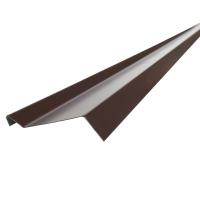 Планка примыкания Shinglas коричневая 20х45х15х10 мм длина 2 м