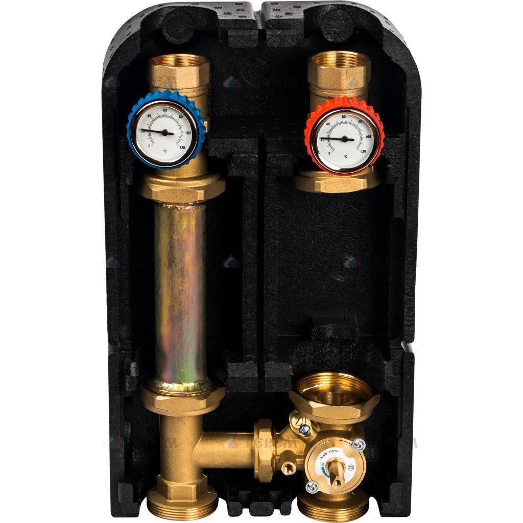 STOUT SDG-0007 Насосная группа со смесителем 1" без насоса DN 32
