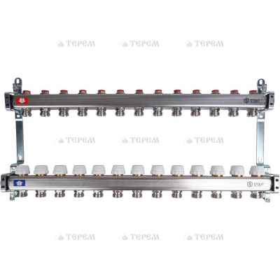 STOUT  Коллектор из нержавеющей стали без расходомеров 13 вых.