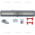 PESTAN 13702509 Betto by Pestan Душевой лоток Betto by Pestan Line 550 Хром матовый/полая под плитку, рамка хром