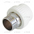 Kalde  25x3/4" Муфта комбинированная с наружной резьбой с выпуском для полипропиленовых труб под сварку (цвет белый)