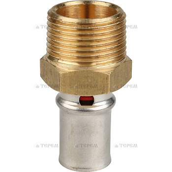 STOUT   Переходник с наружной резьбой 3/4"x16 для металлопластиковых труб прессовой