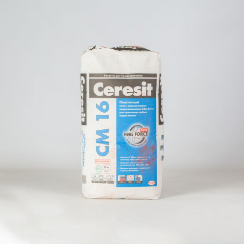 Клей для плитки (С2 Т Е) Ceresit CM16, 25 кг