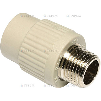 Ekoplastik  ППР муфта с наруж. металл. резьбой 40х1 1/4''
