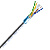 Кабель компьютерный (витая пара) FTP CAT6 LAN 641 4х2x0,57 мм экранированный Cavel (200 м)