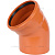Sinikon Sinikon НПВХ 22120.I.B (22120.R.B) Sinikon НПВХ Отвод D160 x 45° для нар. канализации