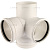 REHAU RAUPIANO PLUS Крестовина двухплоскостная 110/110/110/87°
