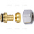 Uponor FLEX-X зажимной адаптер 16X2,2-1/2"ВР