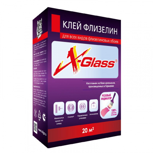 Клей для флизелиновых обоев X-Glass 200гр