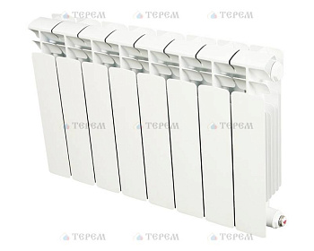 RIFAR BASE VENTIL 200 RIFAR BASE VENTIL 200 BVR 8 секций радиатор биметаллический нижнее правое подключение (белый RAL 9016)