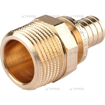 REHAU RAUTITAN Фитинги RAUTITAN Переходник с наружной резьбой 16-R 3/4 RX+ для труб из сшитого полиэтилена аксиальный