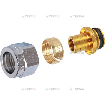 FAR Концовка для труб PEX 16х2.2, с накидной гайкой 1/2"