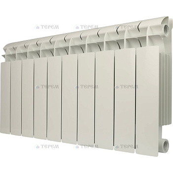 Global STYLE PLUS 350 10 секций радиатор биметаллический боковое подключение (белый RAL 9010)