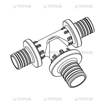 REHAU RAUTITAN Тройник с увеличенным боковым проходом  16-25-16 PX