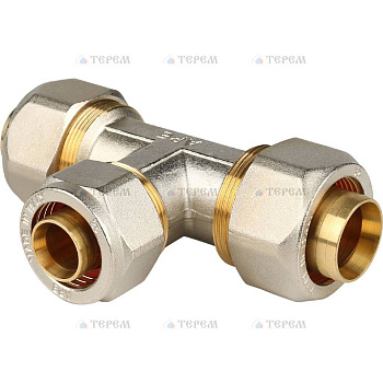 STOUT   Тройник переходной 32x26x32 для металлопластиковых труб винтовой