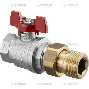 OVENTROP  Кран шаровой Oventrop с резьбовым соединением 1" ВР - НР