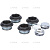 Global  011048 07 Global KIT 3/4 Присоединительный набор для радиатора (цвет cod.07 grigio scuro opaco mettalizzato (черный))