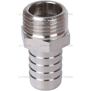 STOUT  Штуцер НР никелированный 1/2"x16