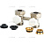 LUXOR  M 175 (185) 3/4"-24*19 2 трубная система, прямой
