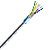Кабель компьютерный (витая пара) FTP CAT6 LAN 641 4х2x0,57 мм экранированный Cavel