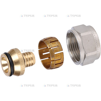Uponor FLEX-X зажимной адаптер из покрытой латуни PE-X 16X1,8/2,0-3/4"ВР Евроконус