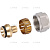 Uponor FLEX-X зажимной адаптер из покрытой латуни PE-X 16X1,8/2,0-3/4"ВР Евроконус