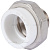 Политэк Политэк White fittings 63х2" Муфта разъемная с наружной резьбой для полипропиленовых труб под сварку (цвет белый)