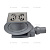PESTAN 13000008 Pestan Точечный трап Confluo Standard 15х15 Square 4 1 выход, низкая 15х15