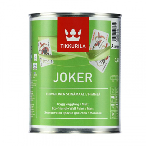 Краска интерьерная Tikkurilа Joker моющаяся матовая база А 18 л