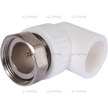 Kalde  Угольник для полипропиленовых труб 32х1 1/4", американка