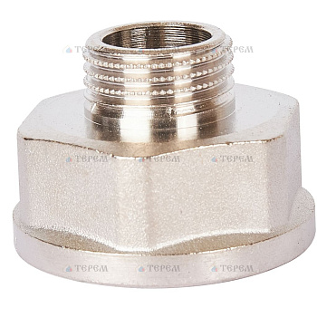 STOUT  SFT-0073-000112 STOUT Переходник под ключ ВН никелированный 1"x1/2"