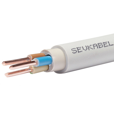 Кабель Севкабель NYMнг-LS 3x4 (100 м)