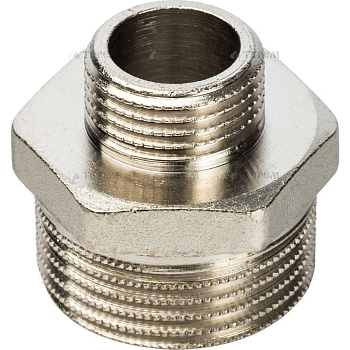 STOUT  Ниппель НН переходной никелированный 1"X1/2