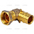 Uponor Q&E угольник с накидной гайкой 25-G3/4"НГ
