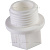 Политэк Политэк White fittings d=25 Заглушка с резьбой 3/4" для полипропиленовых труб под сварку (цвет белый)